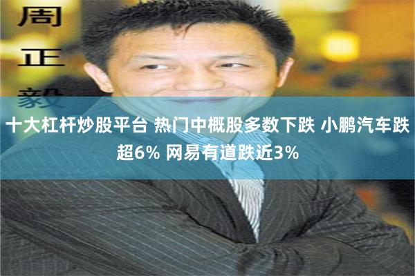 十大杠杆炒股平台 热门中概股多数下跌 小鹏汽车跌超6% 网易有道跌近3%