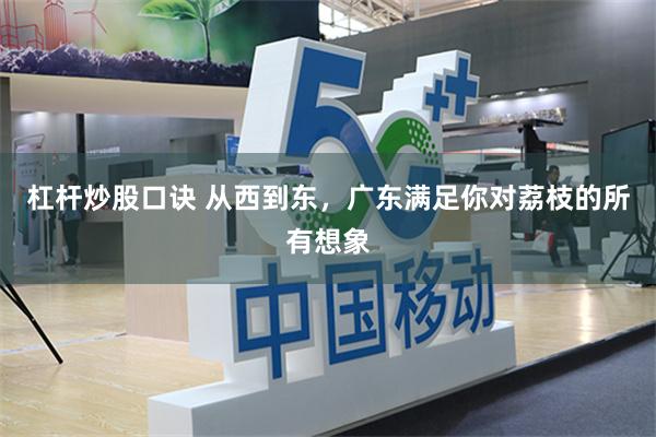 杠杆炒股口诀 从西到东，广东满足你对荔枝的所有想象