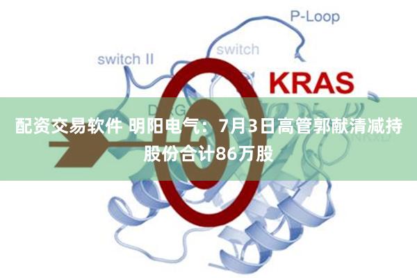 配资交易软件 明阳电气：7月3日高管郭献清减持股份合计86万股