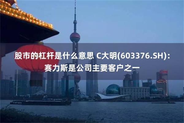 股市的杠杆是什么意思 C大明(603376.SH)：赛力斯是公司主要客户之一
