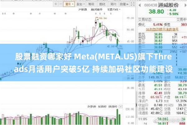 股票融资哪家好 Meta(META.US)旗下Threads月活用户突破5亿 持续加码社区功能建设