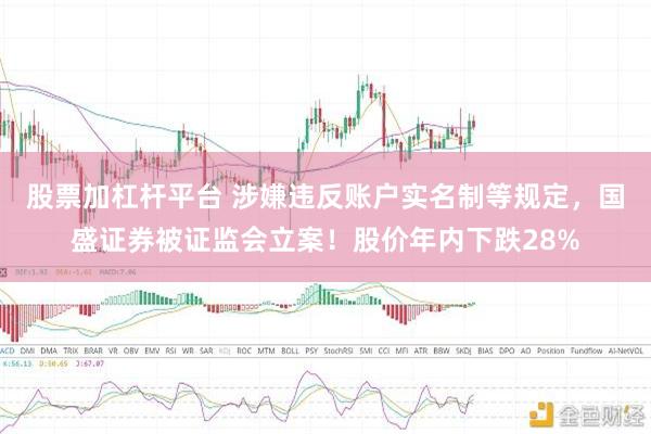 股票加杠杆平台 涉嫌违反账户实名制等规定，国盛证券被证监会立案！股价年内下跌28%