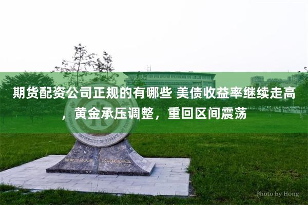 期货配资公司正规的有哪些 美债收益率继续走高，黄金承压调整，重回区间震荡