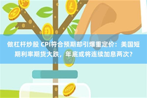 做杠杆炒股 CPI符合预期却引爆重定价：美国短期利率期货大跌，年底或将连续加息两次？