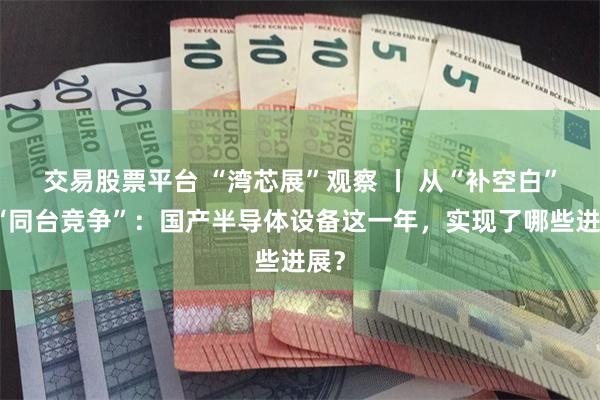交易股票平台 “湾芯展”观察 丨 从“补空白”到“同台竞争”：国产半导体设备这一年，实现了哪些进展？